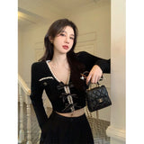 Coquette Bow Knit Cropped Cardigan