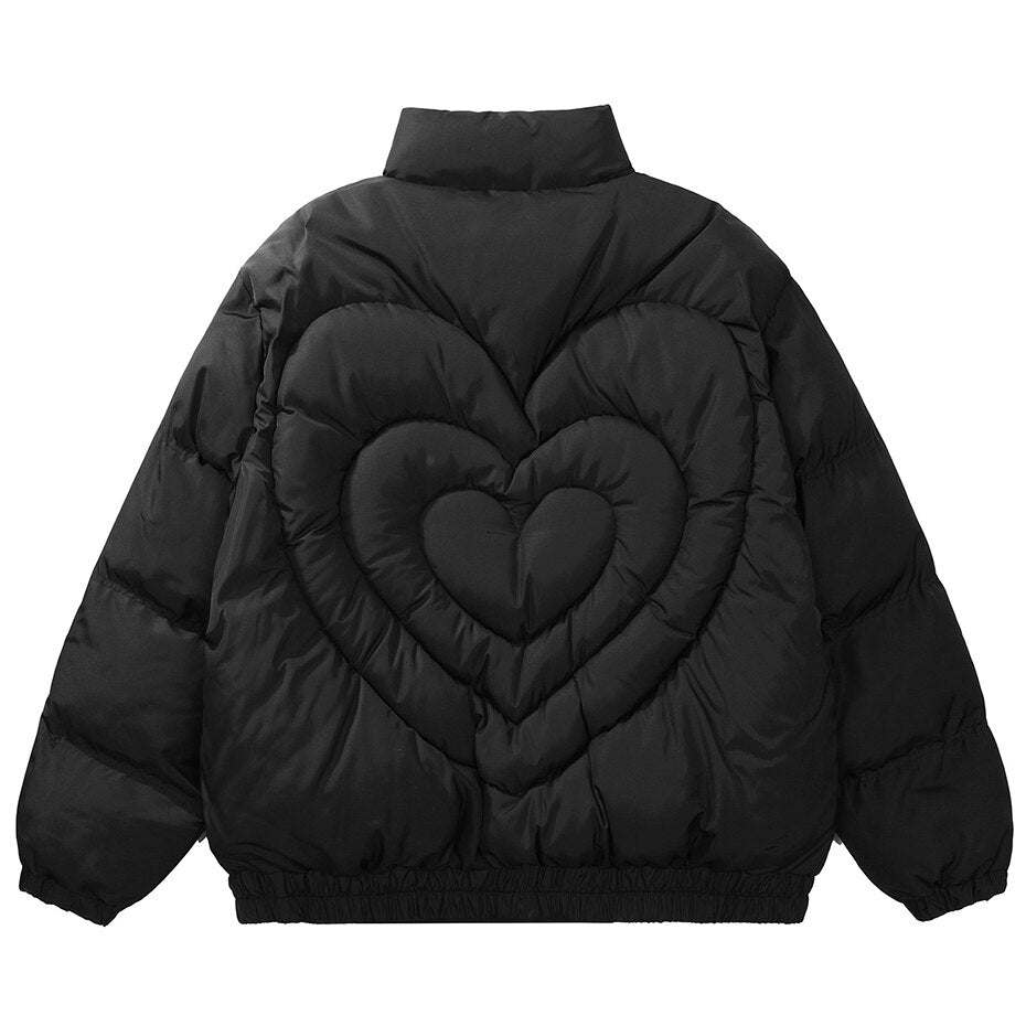 Drip Puffer Jacket - Y2K Streetwear – MAUV STUDIO®