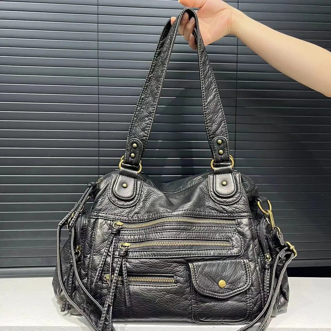 Y2K Vintage Moto Shoulder Bag Faux Leather – MAUVSTUDIO® Y2K Vintage Moto Shoulder Bag Faux Leather – MAUVSTUDIO®