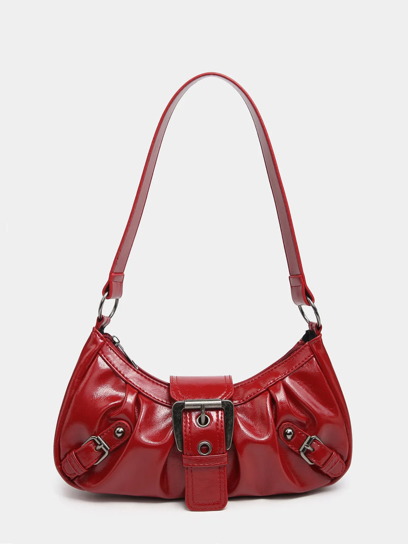 design leather west bag Y2K お兄さん系 kmrii S9b00ff9802f64774a0e4e9cdf8031