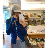 Coquette Knitted Slim Button Cardigan