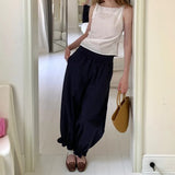 Y2K Striped Balloon Wide Leg Pants