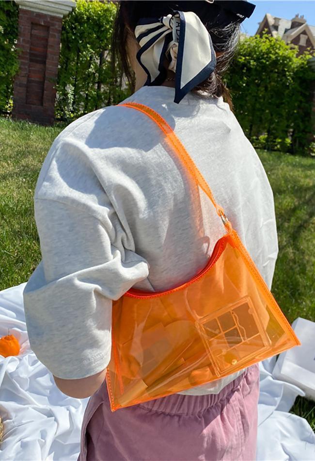 Sac à bandoulière en gelée d'été-Bags-MAUV STUDIO-STREETWEAR-Y2K-CLOTHING