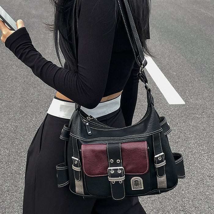 Archive Leather Bag 鰐 V系 y2k Check Yourself | Handbag Y2K – MAUVSTUDIO®
