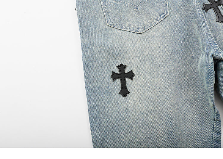 'Sacred' Jeans-Jeans-MAUV STUDIO-STREETWEAR-Y2K-CLOTHING