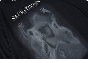 'Sacredness' T shirt-T-Shirts-MAUV STUDIO-STREETWEAR-Y2K-CLOTHING