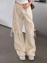 Y2K High Waist Loose Cargo Pants