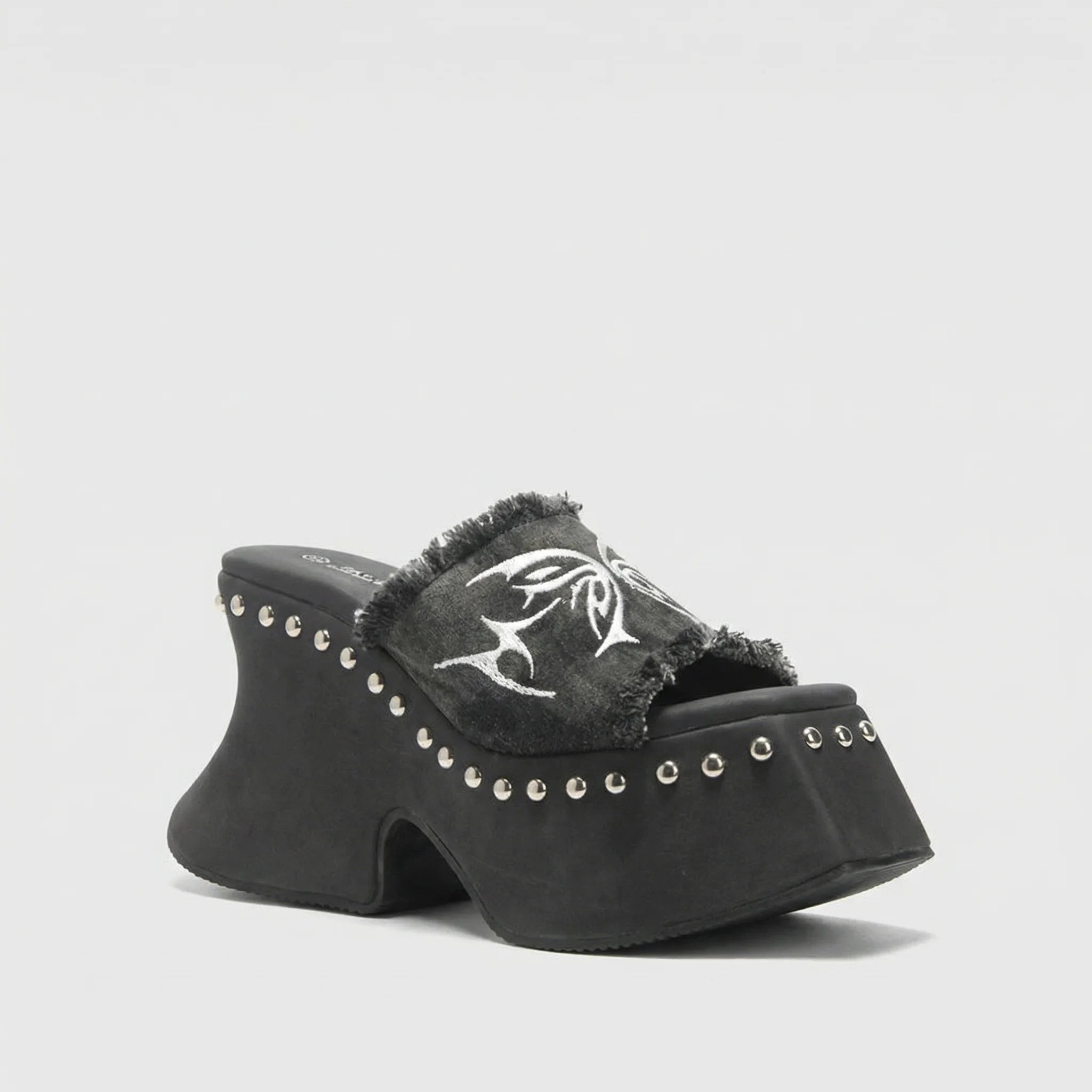 Sandales Platform Chunky Y2K Punk Rivets – MAUVSTUDIO®