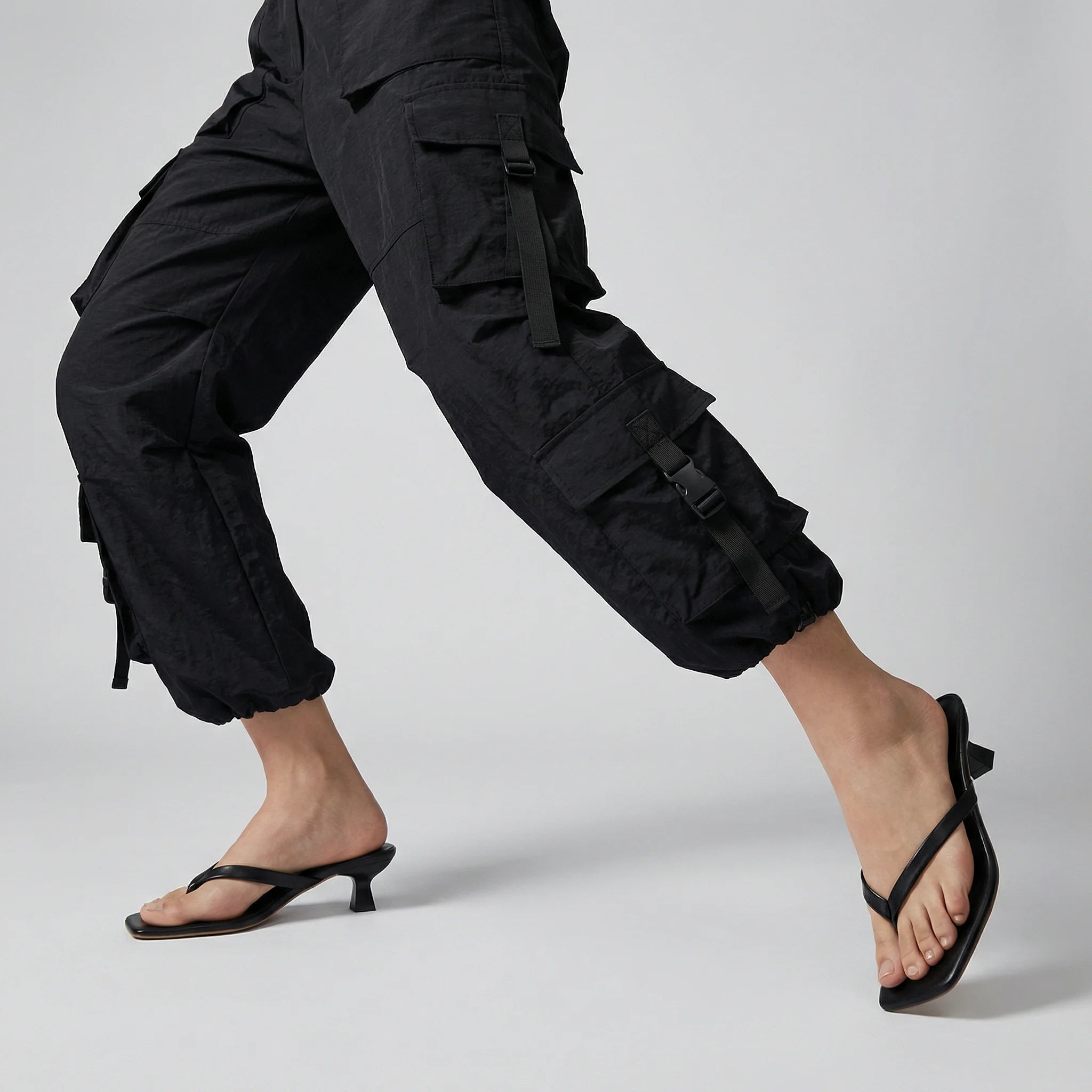 Sandales Slides Low Heel Street Style Y2K – MAUVSTUDIO®