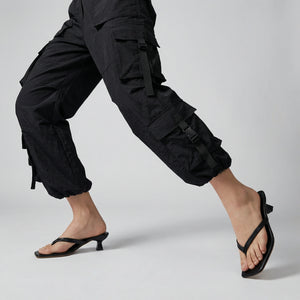 Sandales Slides Low Heel Street Style Y2K – MAUVSTUDIO®