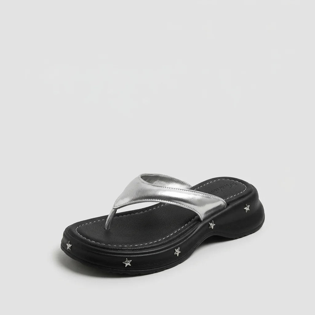 Y2K Platform Wedge Thong Sandals EVA