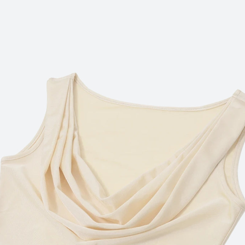 Satin Bodycon Mini Dress view 5 | MAUVSTUDIO®