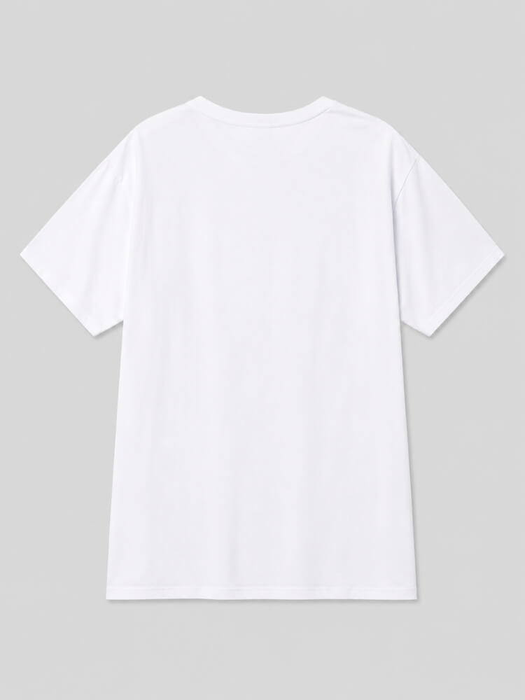 Save The Drama Tee with printed graphic, Y2K baby tee styled with low rise bottoms