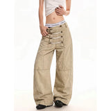 Y2K Baggy Wide Leg Washed Denim Jeans