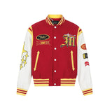 Retro Varsity Jacket with Letter Embroidery