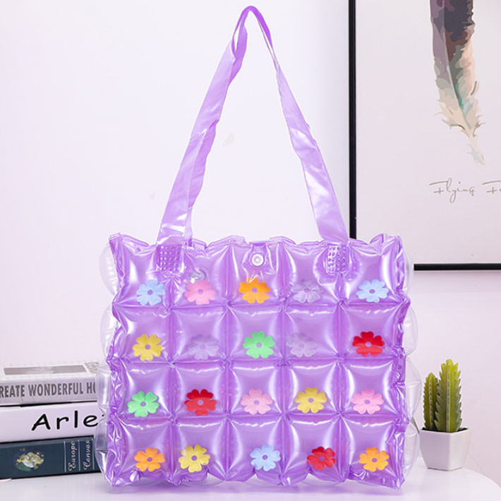 Seaside Vibes Inflatable Bubble Bag-Handbags-MAUV STUDIO-STREETWEAR-Y2K-CLOTHING