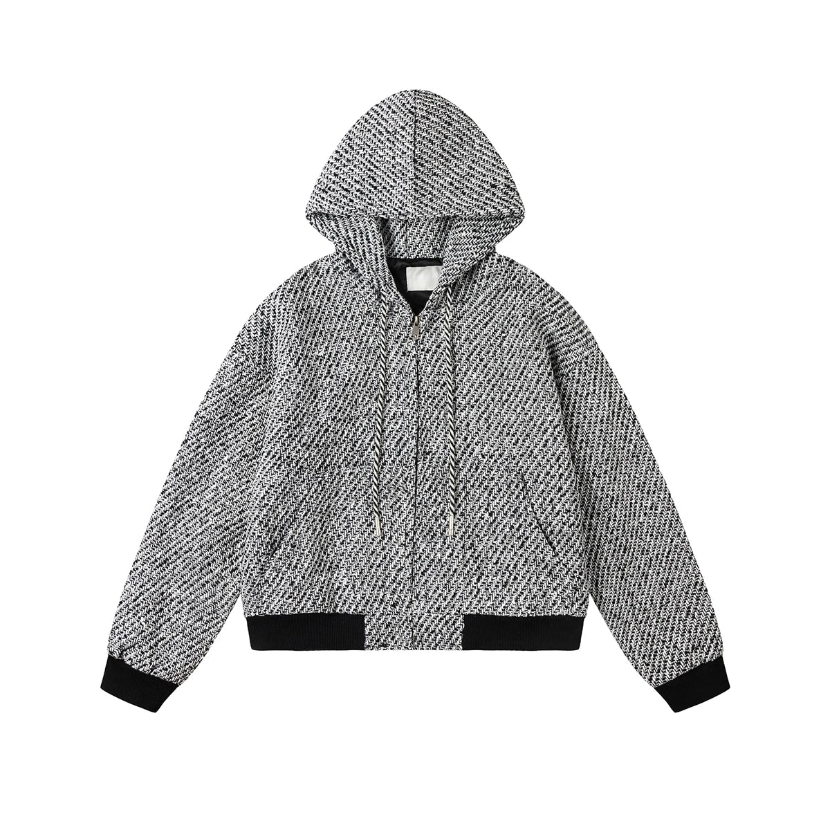 Y2K Retro Wool Hoodie Jacket Regular Fit