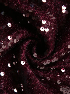 Sequined Backless Mini Dress view 8 | MAUVSTUDIO®