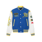 Retro Varsity Jacket with Letter Embroidery