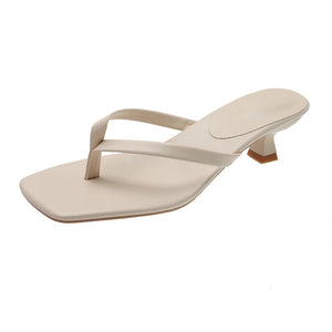 Sandales Slides Low Heel Street Style Y2K – MAUVSTUDIO®