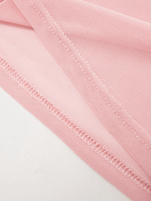 Sheer Mesh Bow Pink Tank Top-Tops&Tees-MAUV STUDIO-STREETWEAR-Y2K-CLOTHING