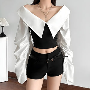 Shirt Corset Top – MAUVSTUDIO®