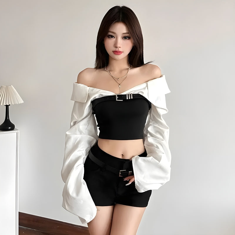 Shirt Corset Top – MAUVSTUDIO®