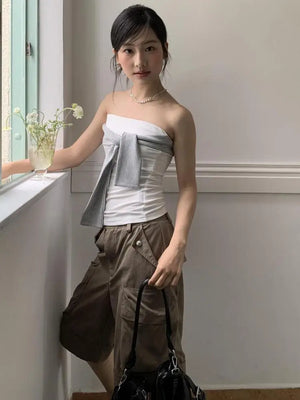 Shirt Tie Top – MAUVSTUDIO®