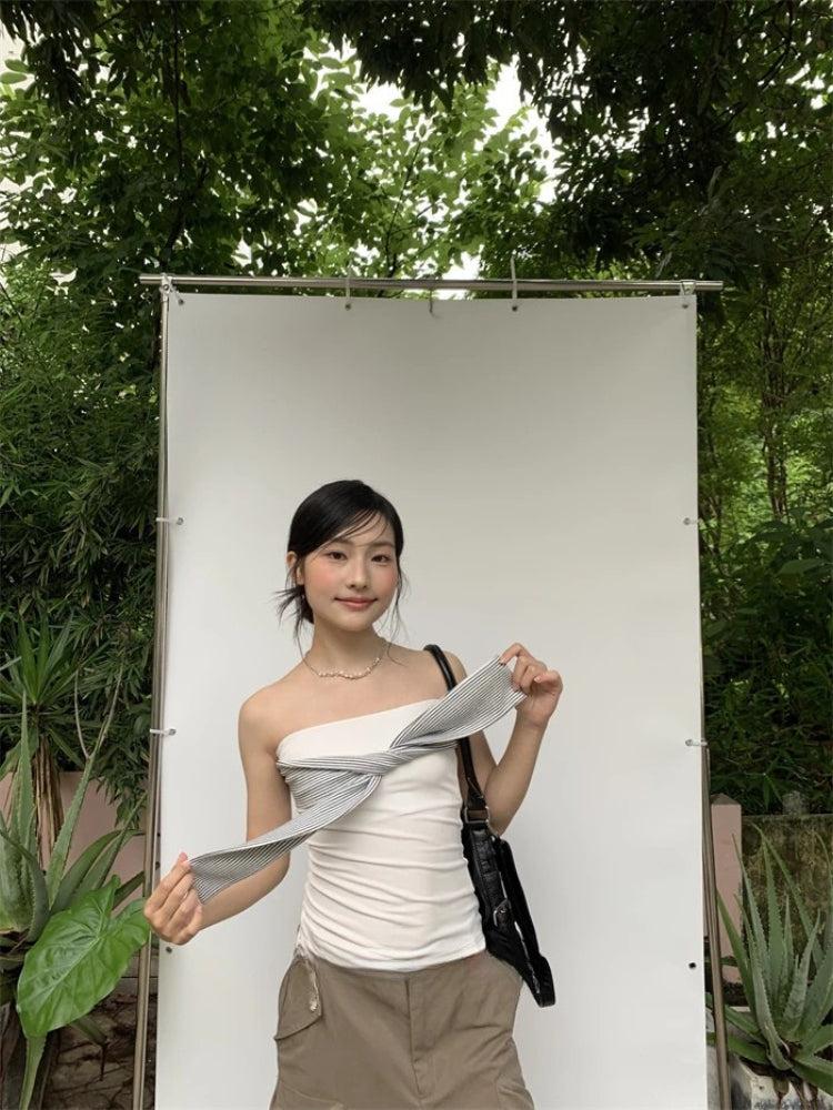 Shirt Tie Top – MAUVSTUDIO®