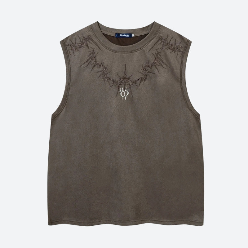 Sigilism Embroidered Sweater Vest