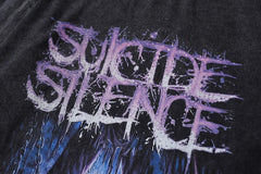 'Silence' T shirt-T-Shirts-MAUV STUDIO-STREETWEAR-Y2K-CLOTHING