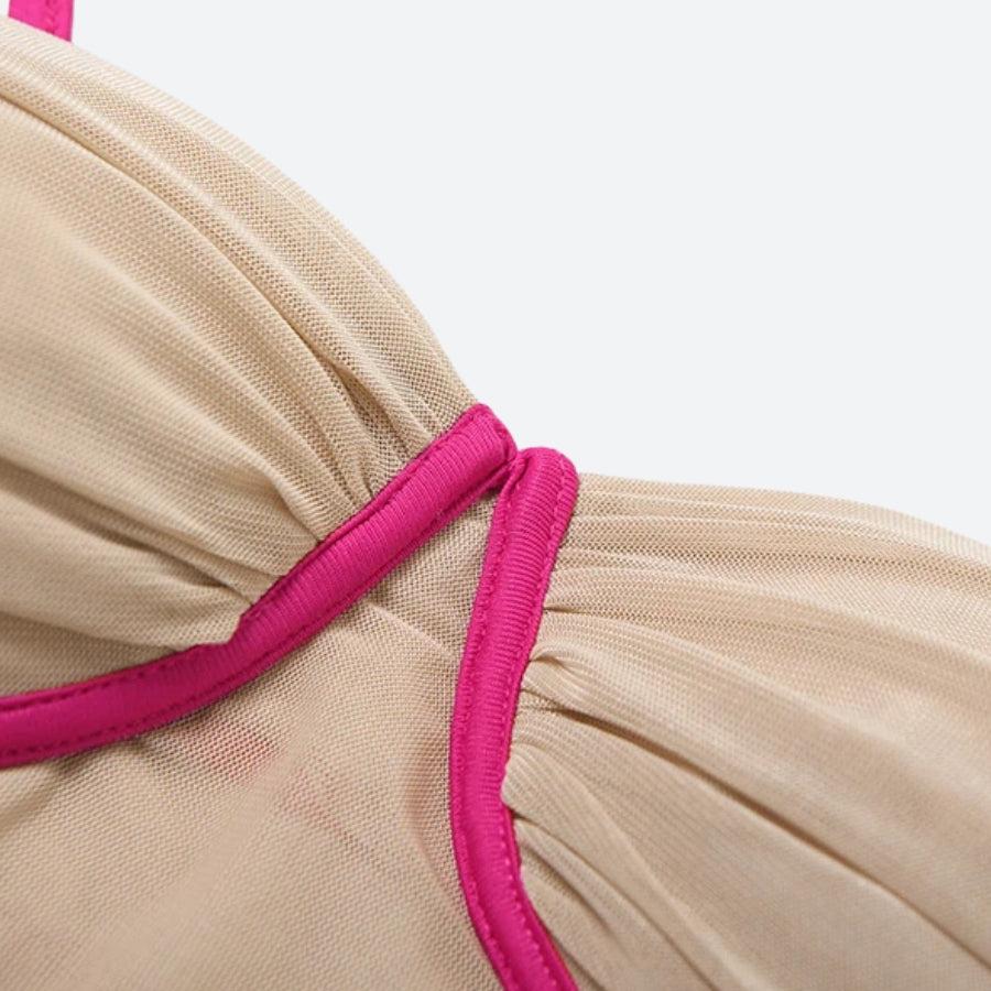 Skin Colored Mesh Top – MAUVSTUDIO®