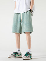 Soft Boy Drawstring Waist Sweatshort