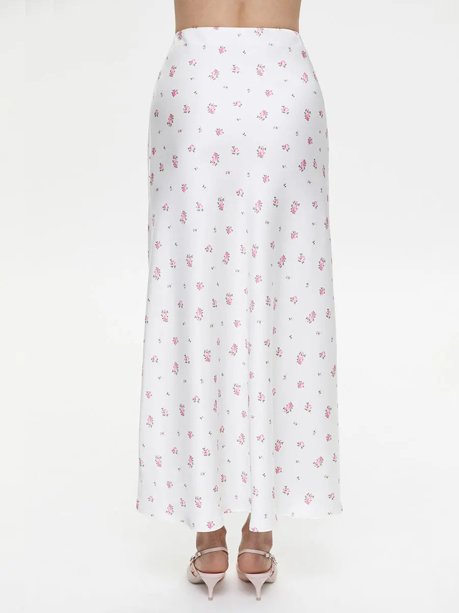 , Y2K skirt styled with a crop top