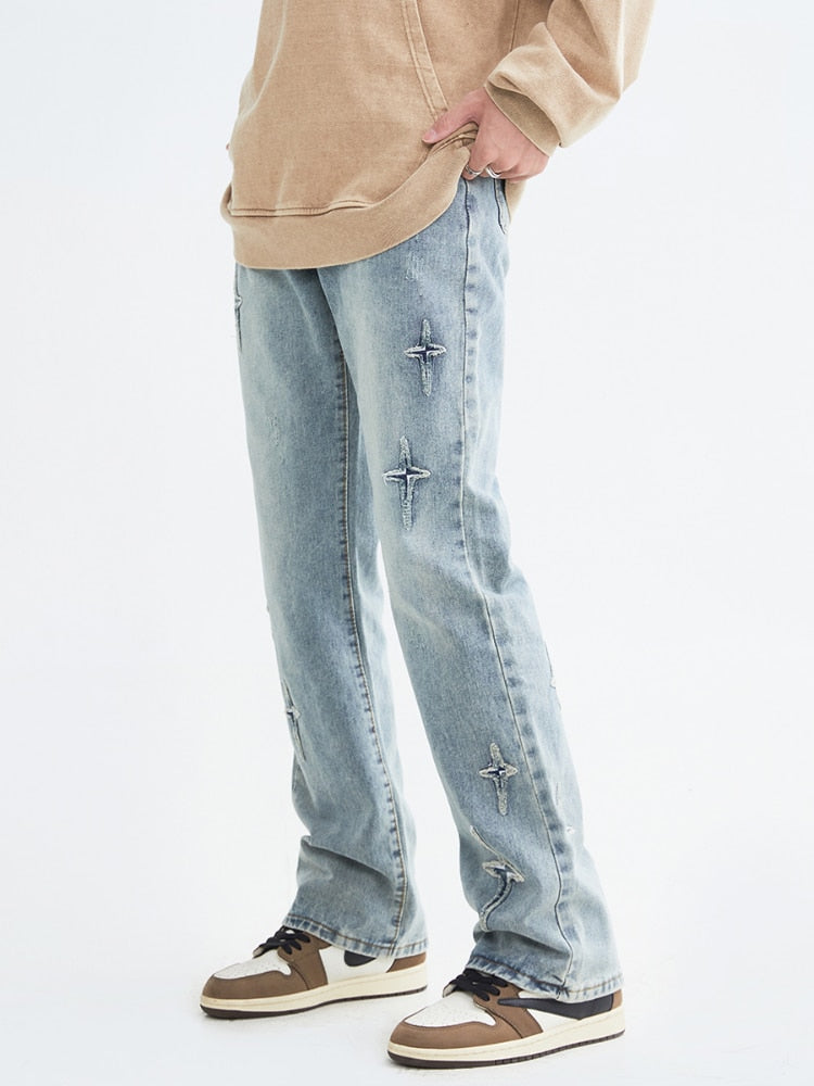 'Spark' Jeans-Jeans-MAUV STUDIO-STREETWEAR-Y2K-CLOTHING