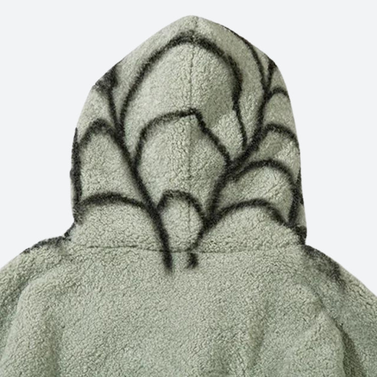 ジャケット・アウター theredthread print hoodie 2 toys gray THEREDTHREAD / ザレッドスレッド】print hoodie 2 toys