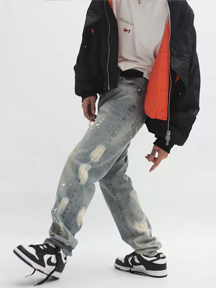 'Splat' Jeans-Jeans-MAUV STUDIO-STREETWEAR-Y2K-CLOTHING