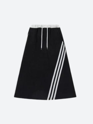 , Y2K skirt styled with a crop top