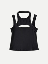Sporty Asymmetric Tank Top – MAUVSTUDIO®