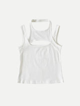 Sporty Asymmetric Tank Top – MAUVSTUDIO®