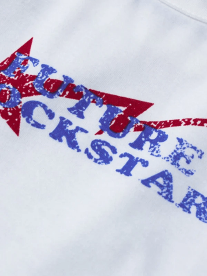 Stars Printed Letter Slim Tank Top-Tank Tops-MAUV STUDIO-STREETWEAR-Y2K-CLOTHING