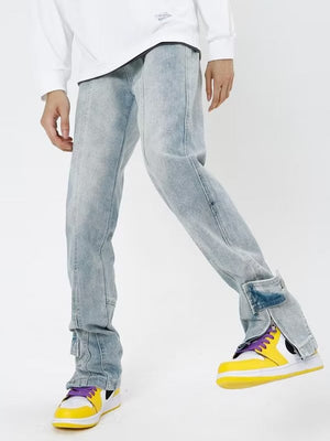 'Strap' Jeans-Jeans-MAUV STUDIO-STREETWEAR-Y2K-CLOTHING