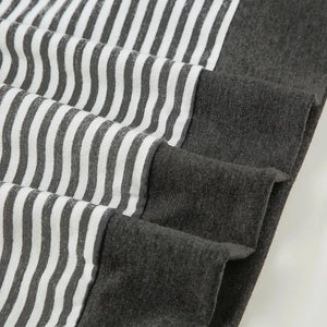 Striped Neck Tie Top – MAUVSTUDIO®