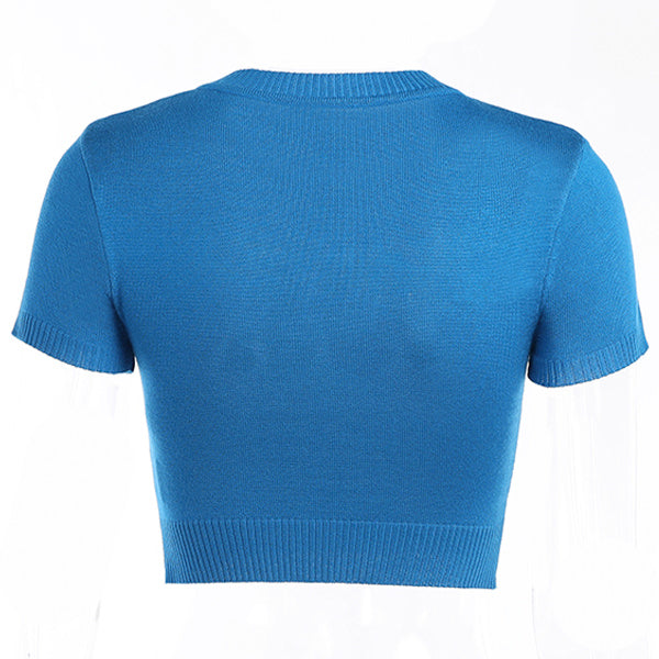 Sunshine Knitted Top-Tops-MAUV STUDIO-STREETWEAR-Y2K-CLOTHING