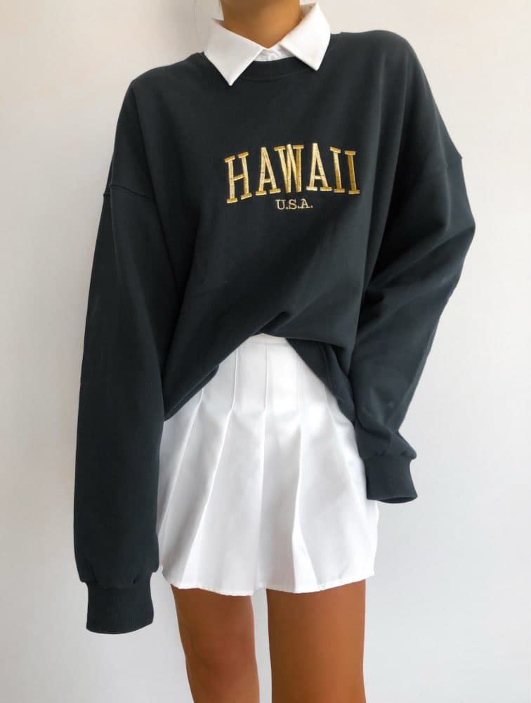 Sweat HAWAII-Sweaters-MAUV STUDIO-STREETWEAR-Y2K-CLOTHING