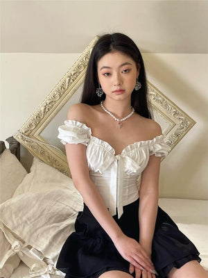Sweetheart Off-Shoulder Top – MAUVSTUDIO®
