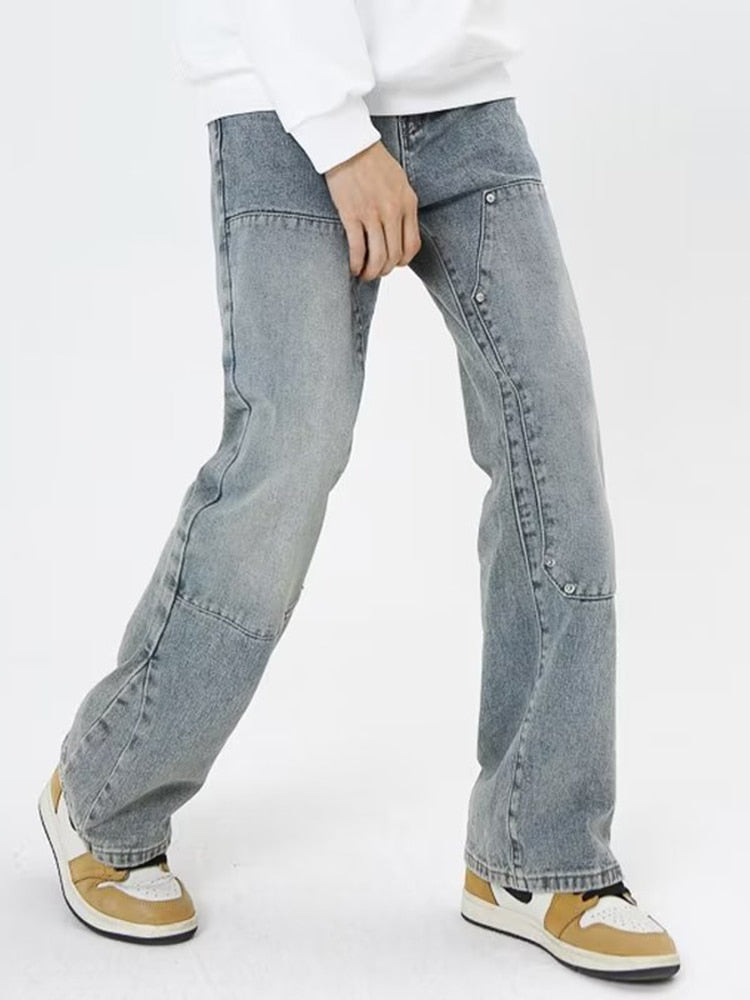 'Tack' Jeans-Jeans-MAUV STUDIO-STREETWEAR-Y2K-CLOTHING