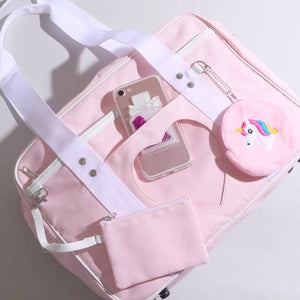 Teenage Love Handbag-Backpacks-MAUV STUDIO-STREETWEAR-Y2K-CLOTHING