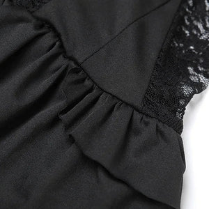Tiered Ruffle Dress view 6 | MAUVSTUDIO®