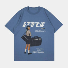 'Traveller' T shirt-T-Shirts-MAUV STUDIO-STREETWEAR-Y2K-CLOTHING